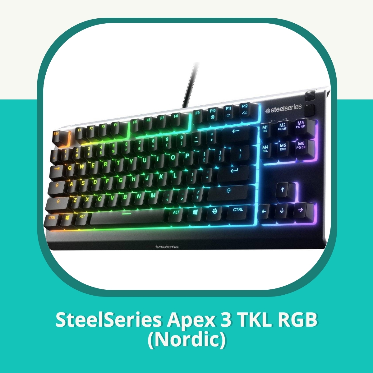 Recension af SteelSeries Apex 3 TKL RGB (Nordic)