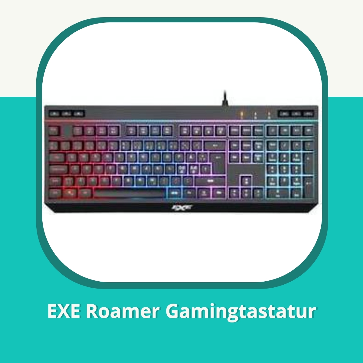 Anmeldelse af EXE Roamer Gamingtastatur