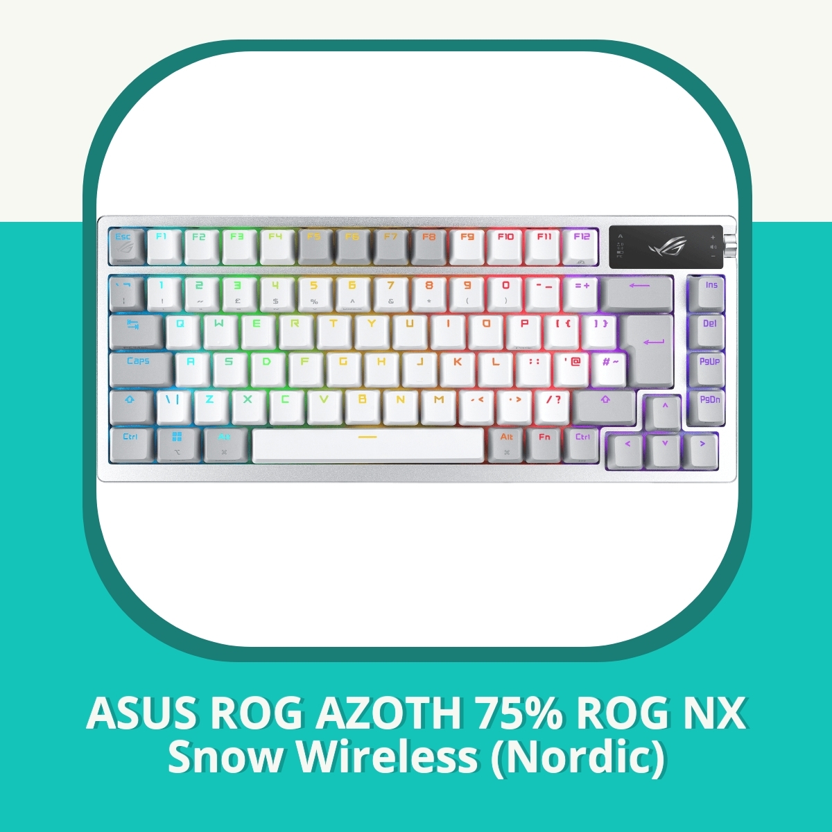 Recension af ASUS ROG AZOTH 75% ROG NX Snow Wireless (Nordic)