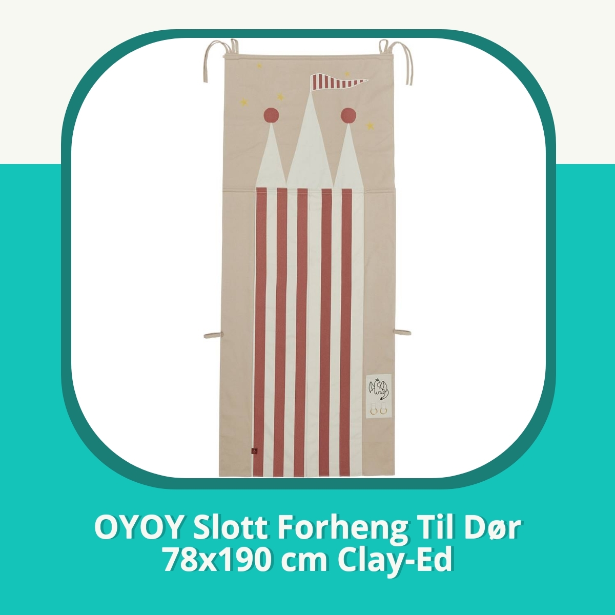 Anmeldelse af OYOY Slott Forheng Til Dør 78x190 cm Clay-Ed