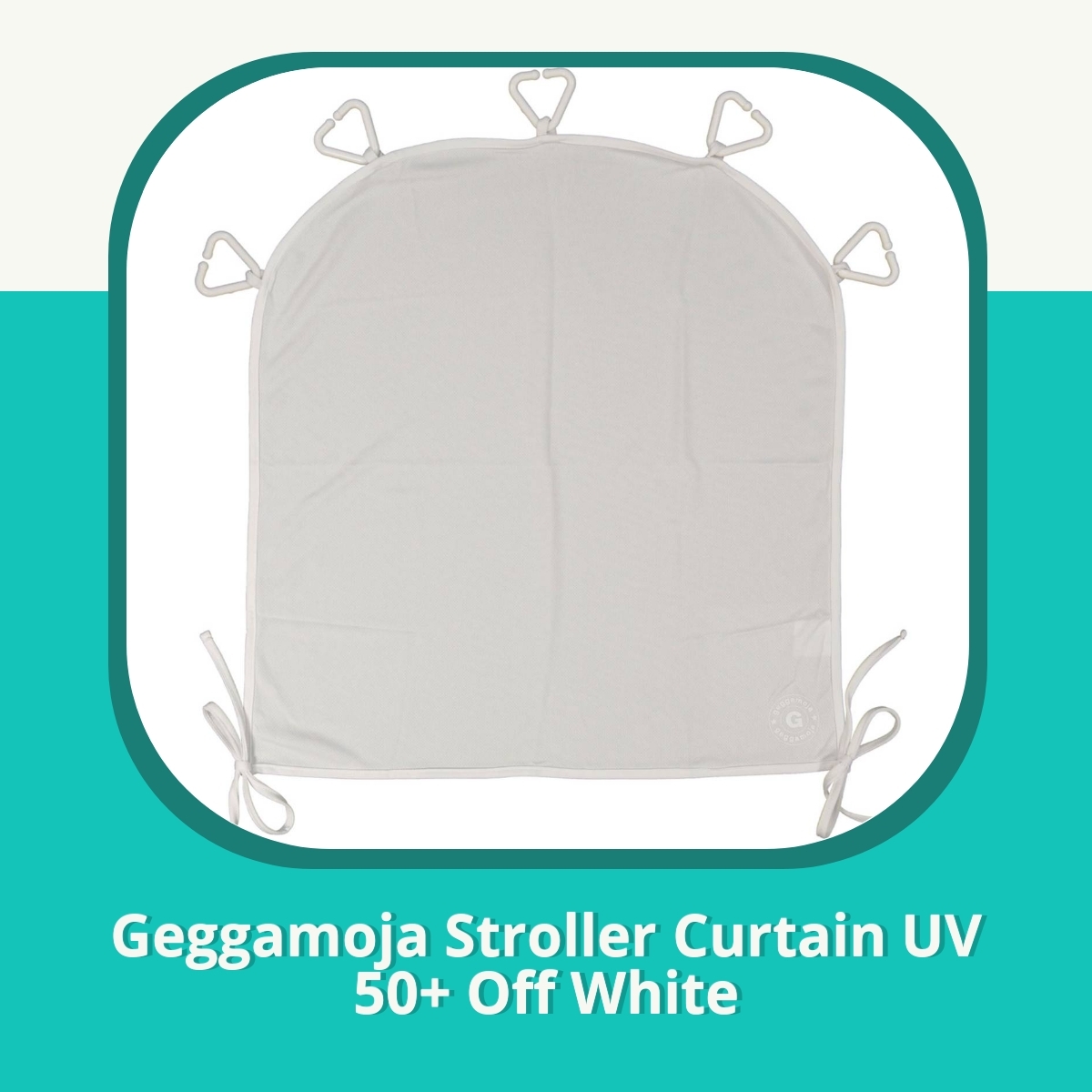 Recension af Geggamoja Stroller Curtain UV 50+ Off White