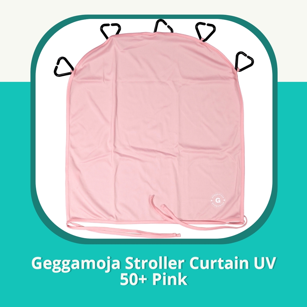 Recension af Geggamoja Stroller Curtain UV 50+ Pink