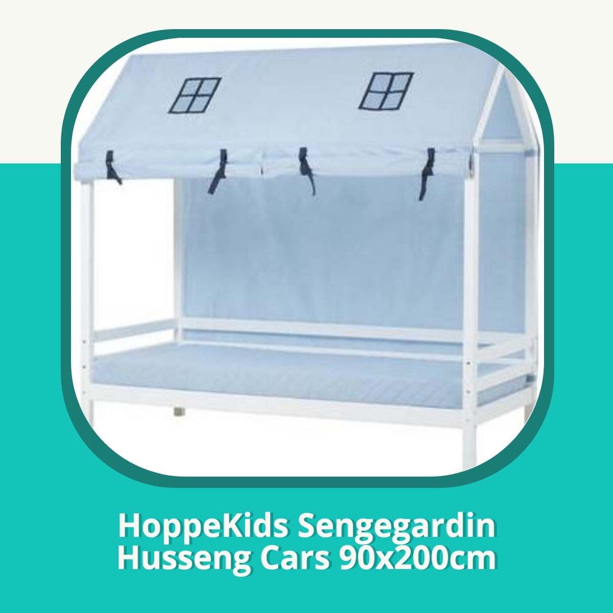 Anmeldelse af HoppeKids Sengegardin Husseng Cars 90x200cm