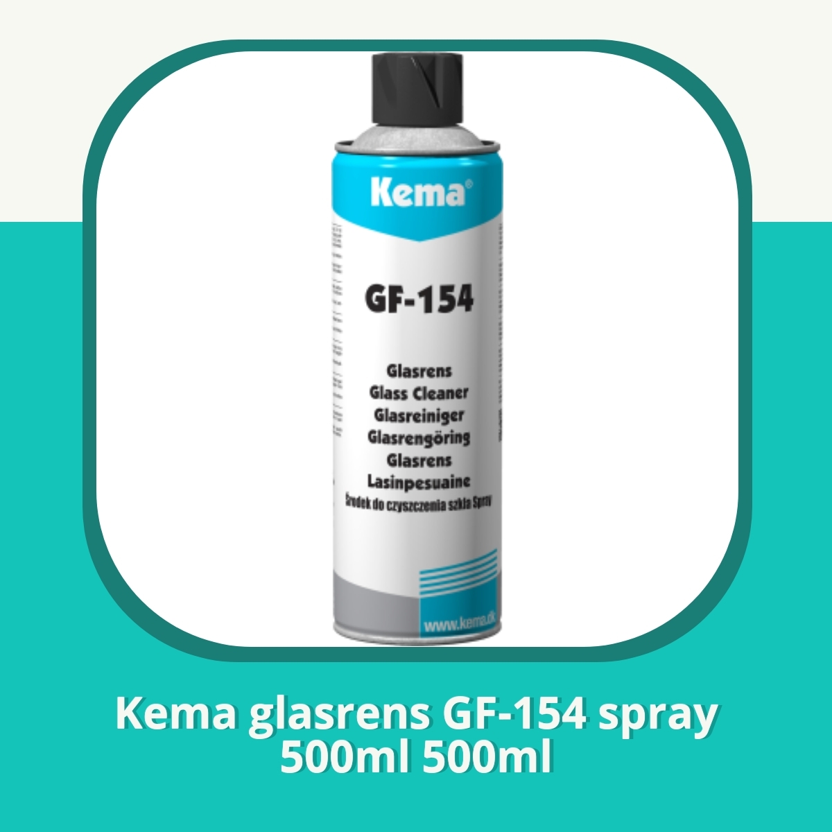 Recension af Kema glasrens GF-154 spray 500ml 500ml