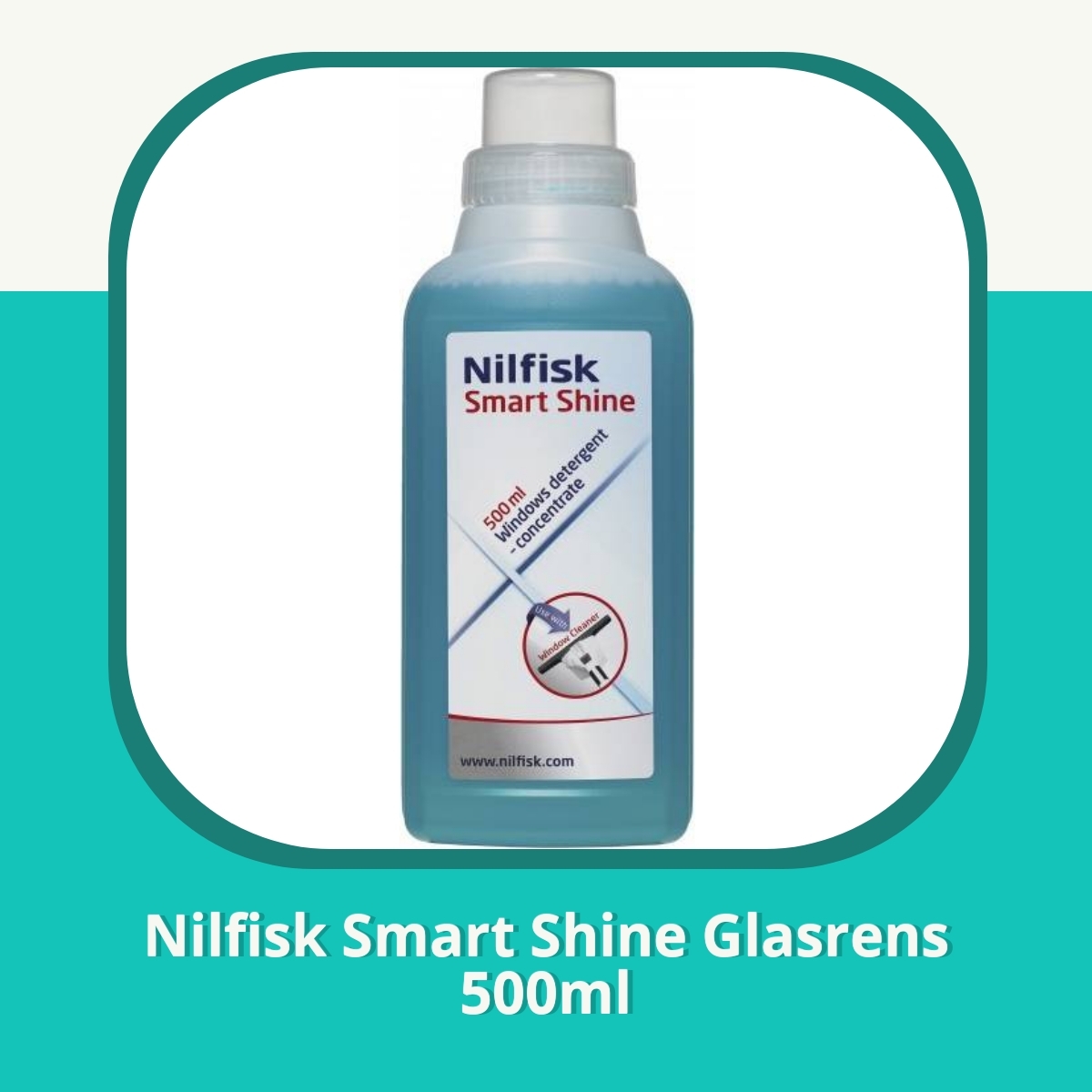 Anmeldelse af Nilfisk Smart Shine Glasrens 500ml
