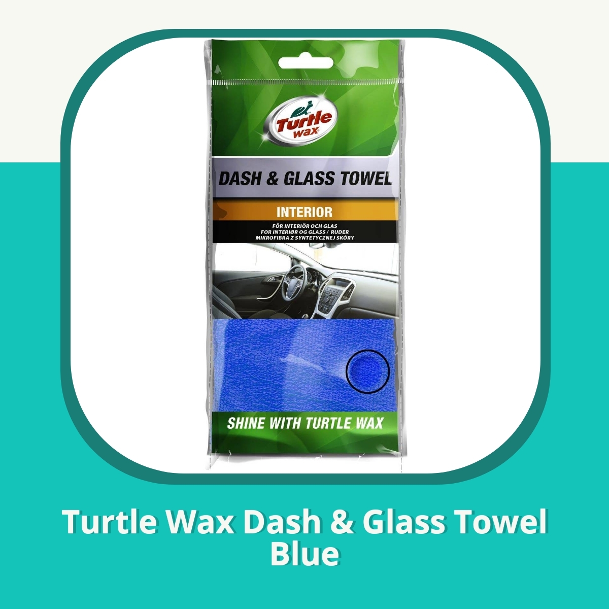 Anmeldelse af Turtle Wax Dash & Glass Towel Blue