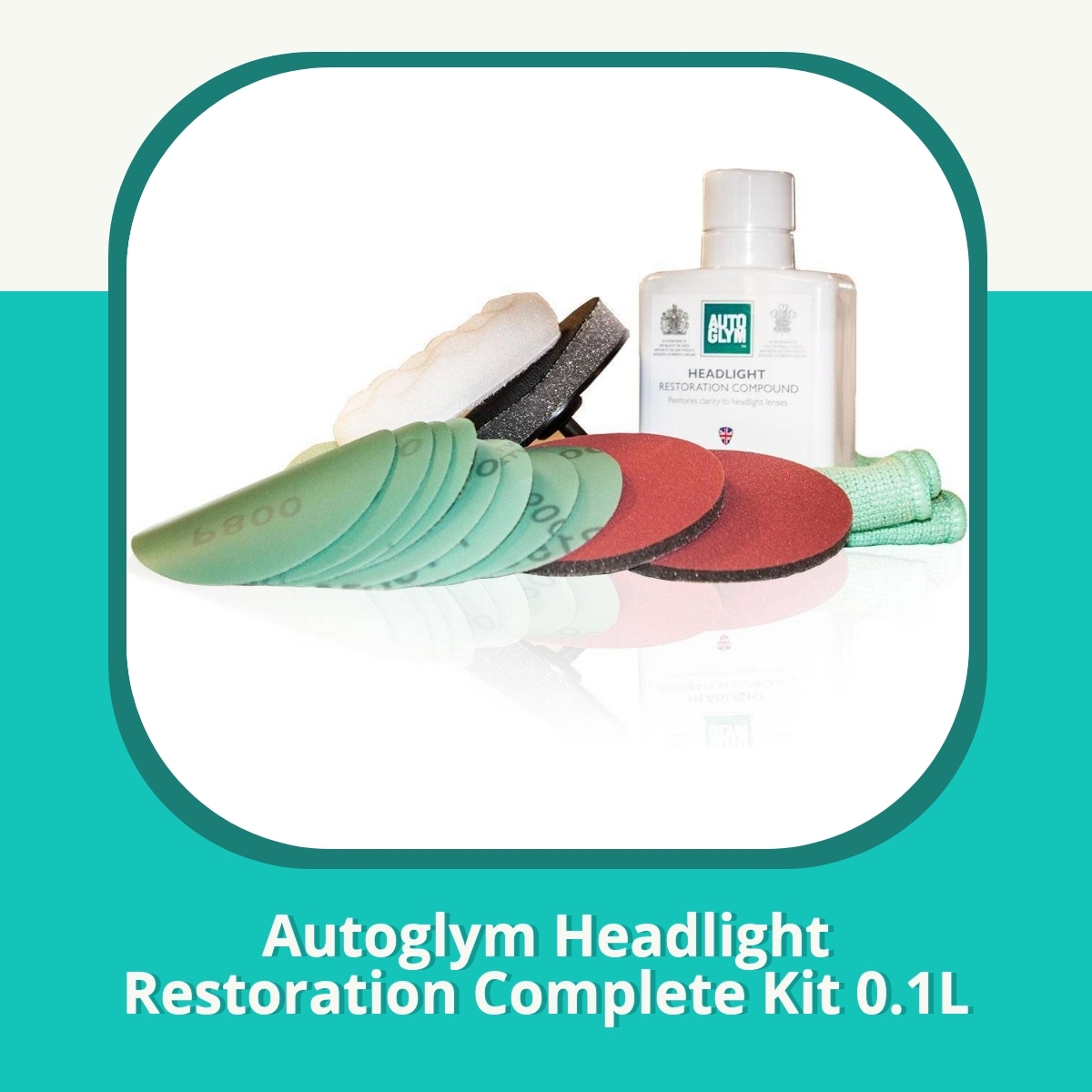 Anmeldelse af Autoglym Headlight Restoration Complete Kit 0.1L
