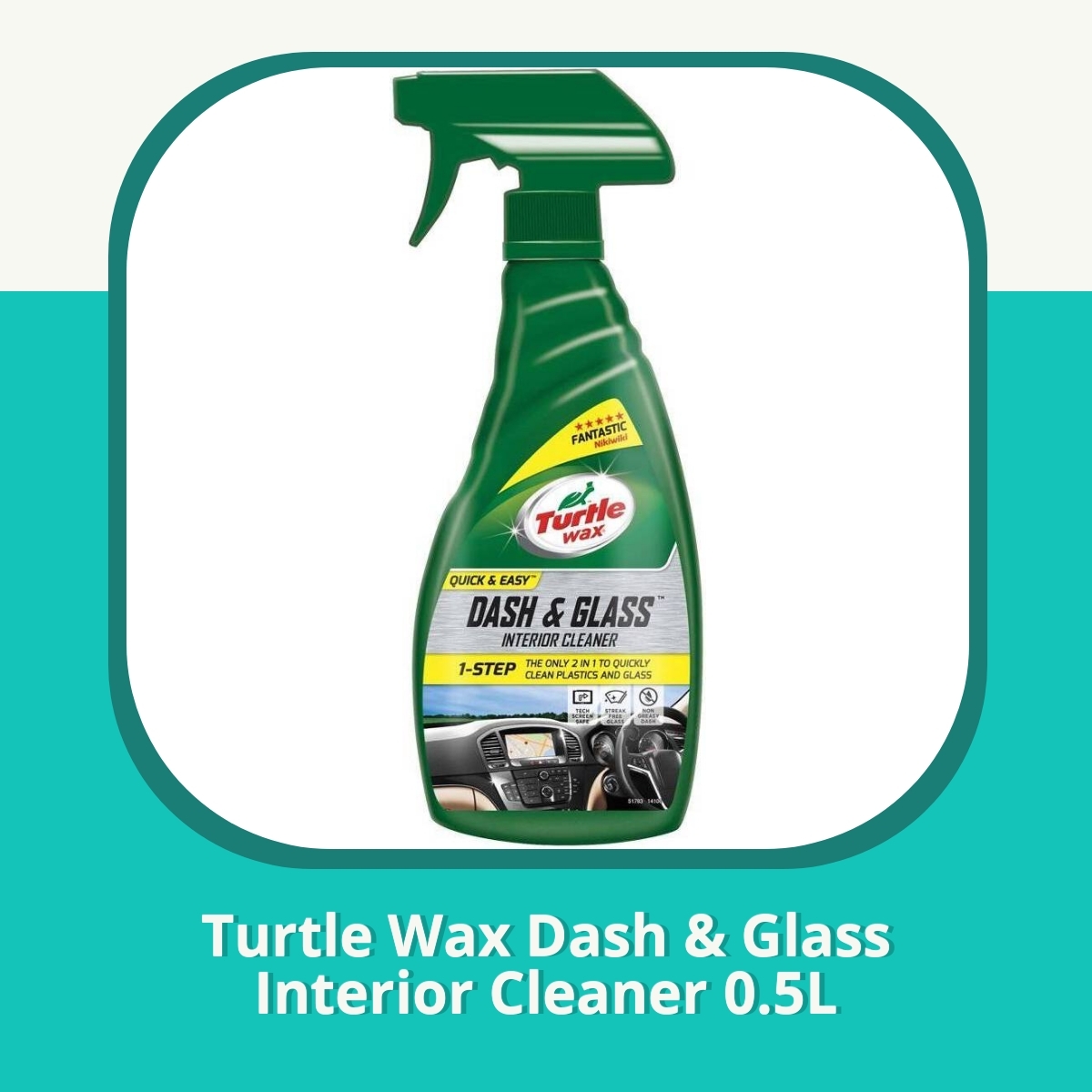 Anmeldelse af Turtle Wax Dash & Glass Interior Cleaner 0.5L