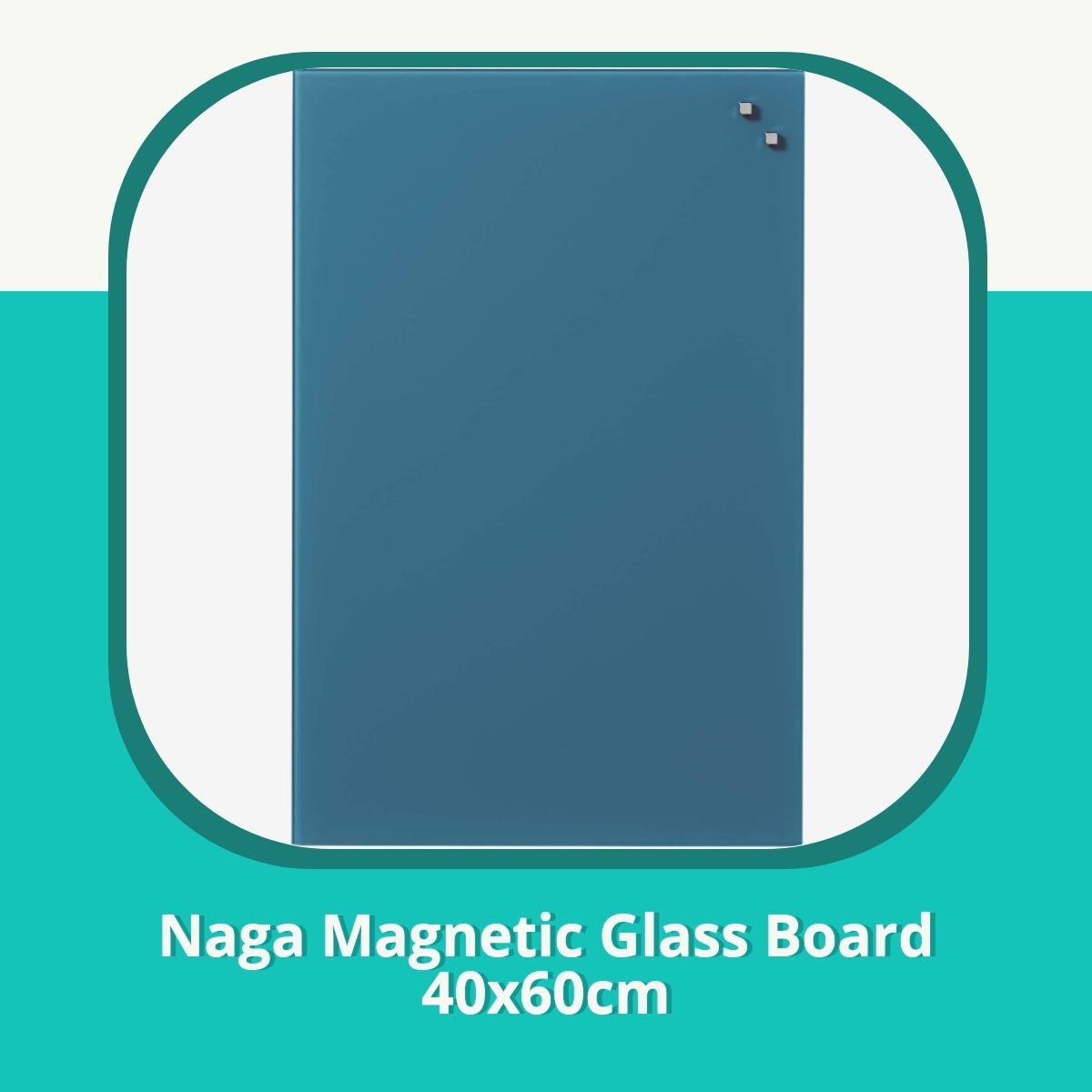 Anmeldelse af Naga Magnetic Glass Board 40x60cm