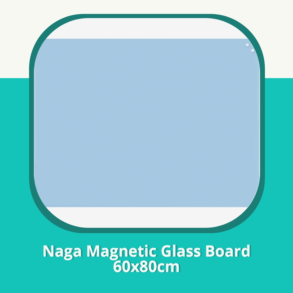 Anmeldelse af Naga Magnetic Glass Board 60x80cm