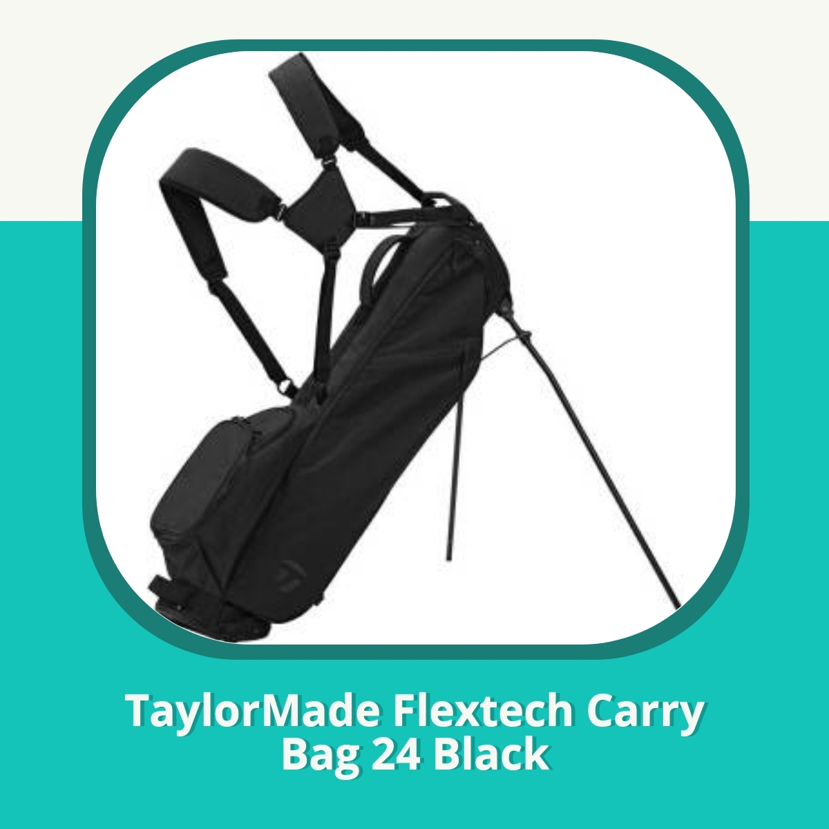 Anmeldelse af TaylorMade Flextech Carry Bag 24 Black