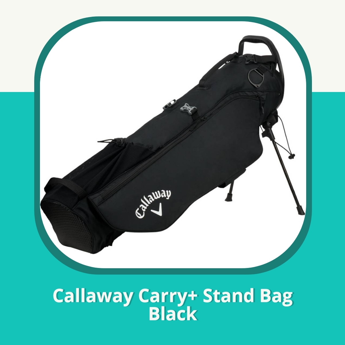 Anmeldelse af Callaway Carry+ Stand Bag Black