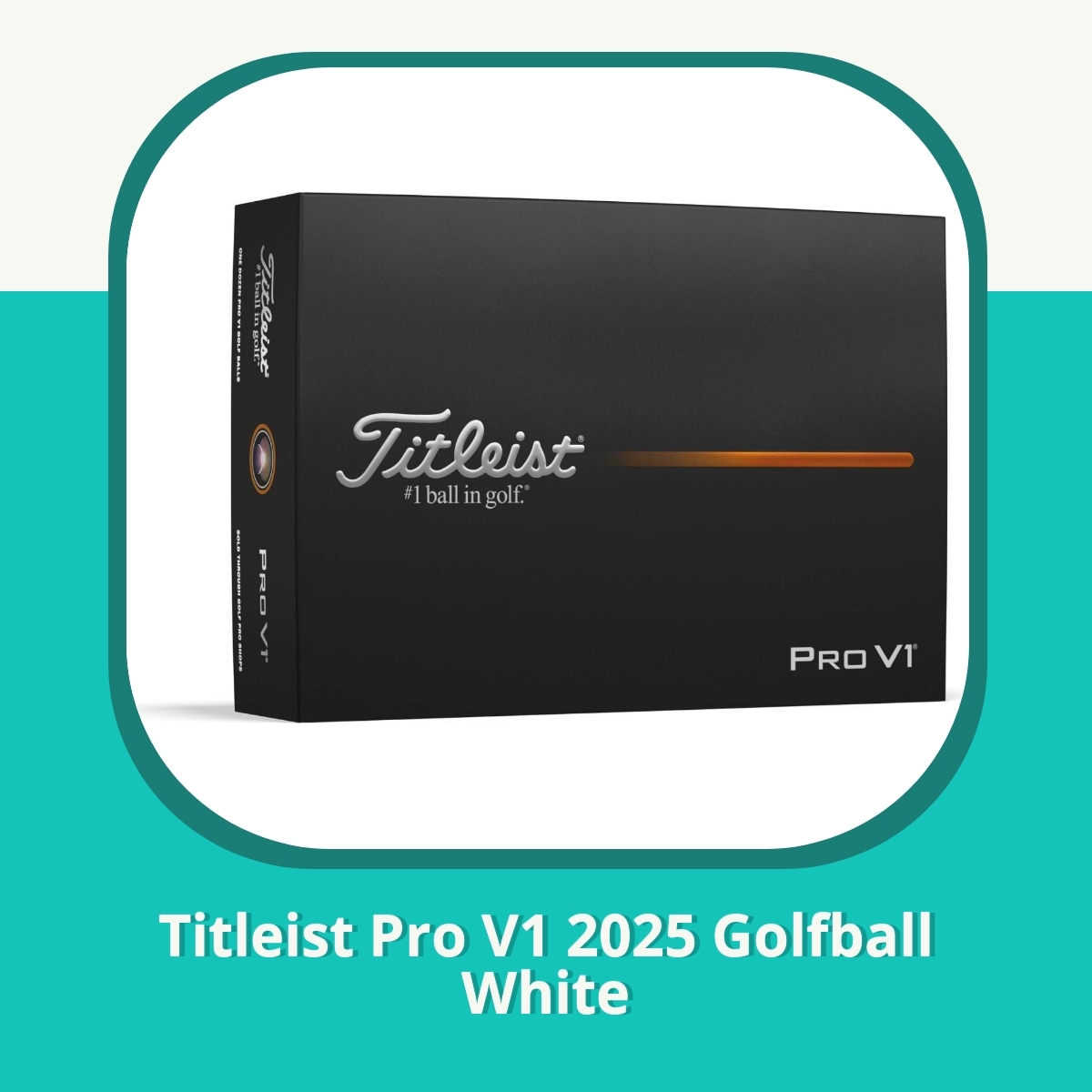 Anmeldelse Titleist Pro V1 2025 Golfball White