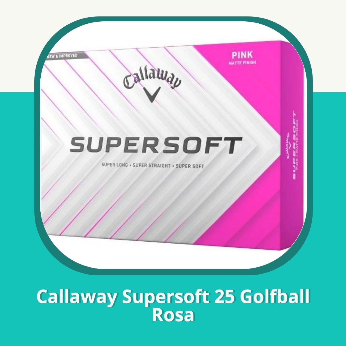 Anmeldelse af Callaway Supersoft 25 Golfball Rosa