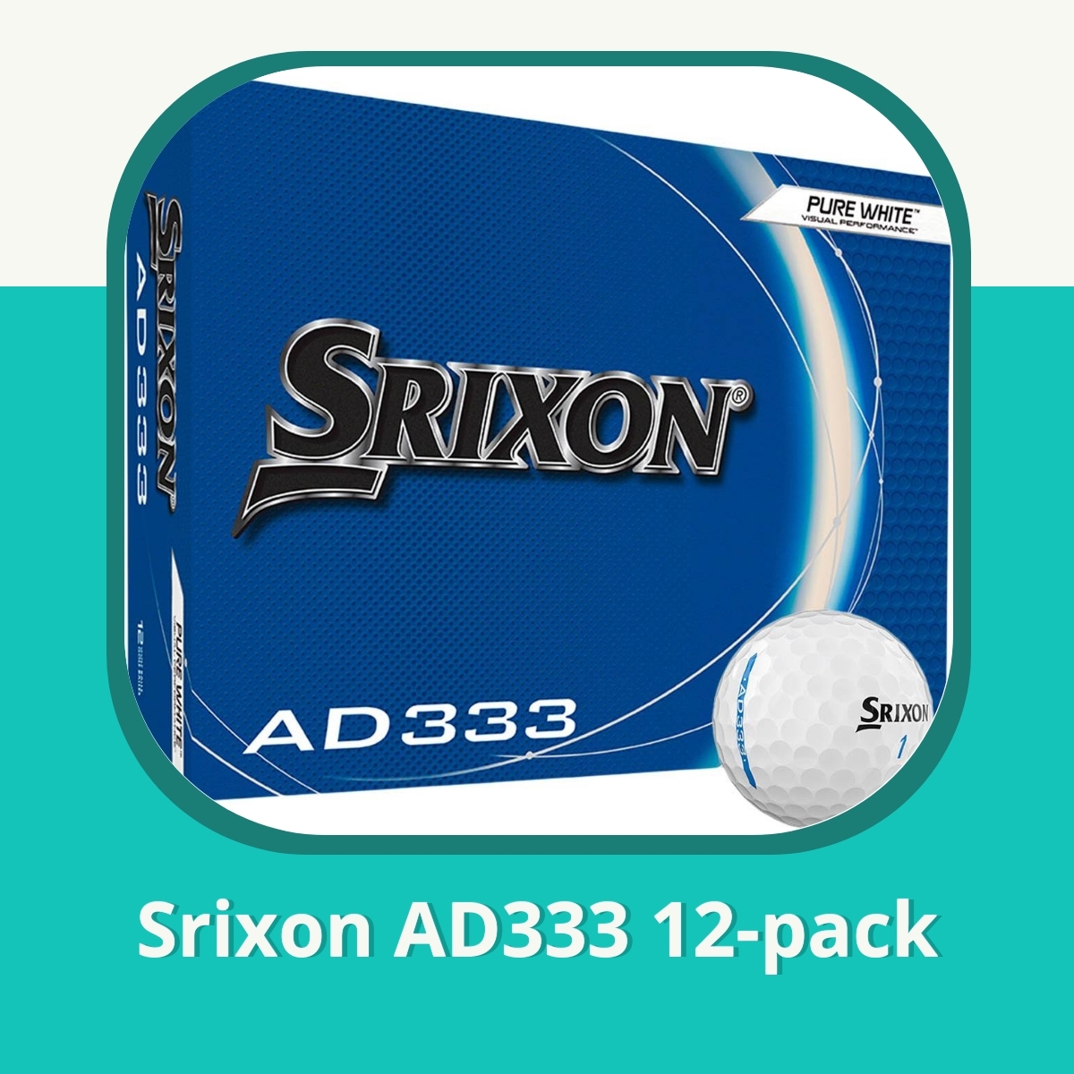 Anmeldelse af Srixon AD333 12-pack