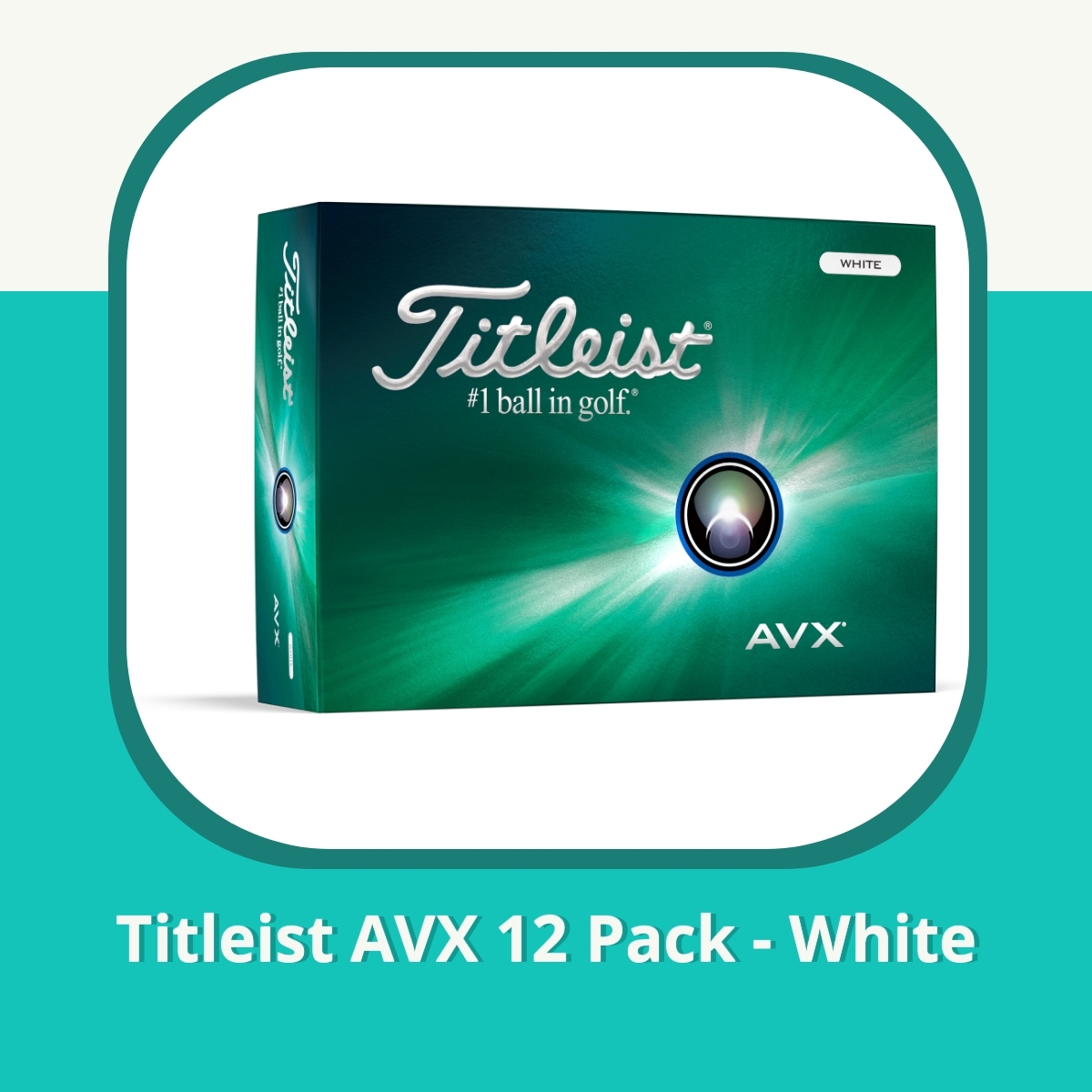 Recension af Titleist AVX 12 Pack - White
