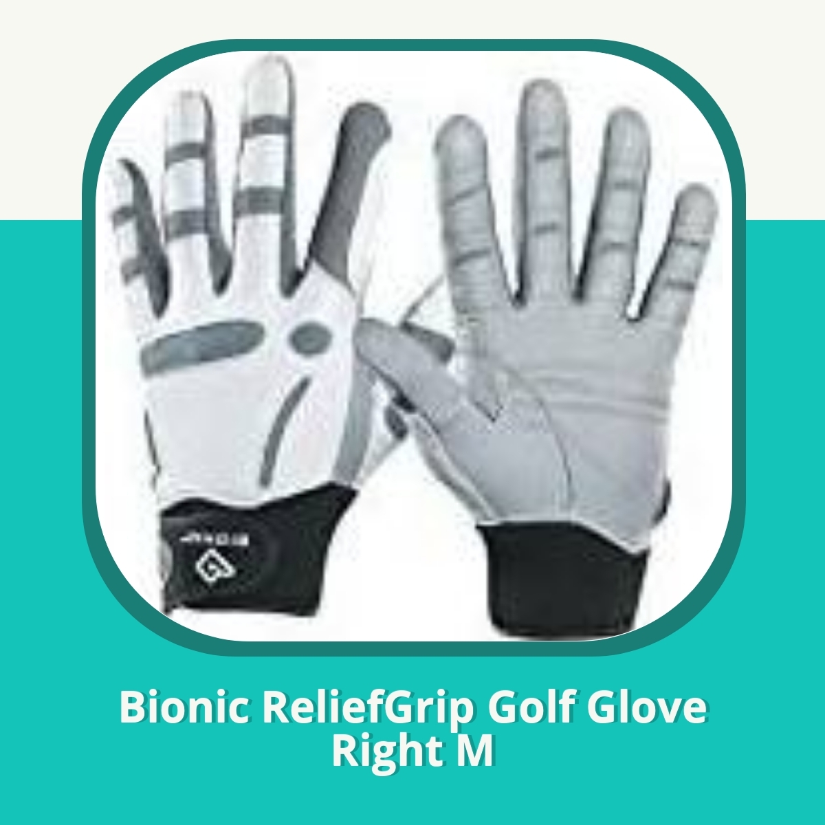 Anmeldelse af Bionic ReliefGrip Golf Glove Right M