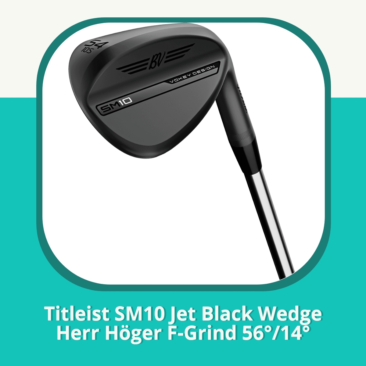 Recension af Titleist SM10 Jet Black Wedge Herr Höger F-Grind 56°/14°