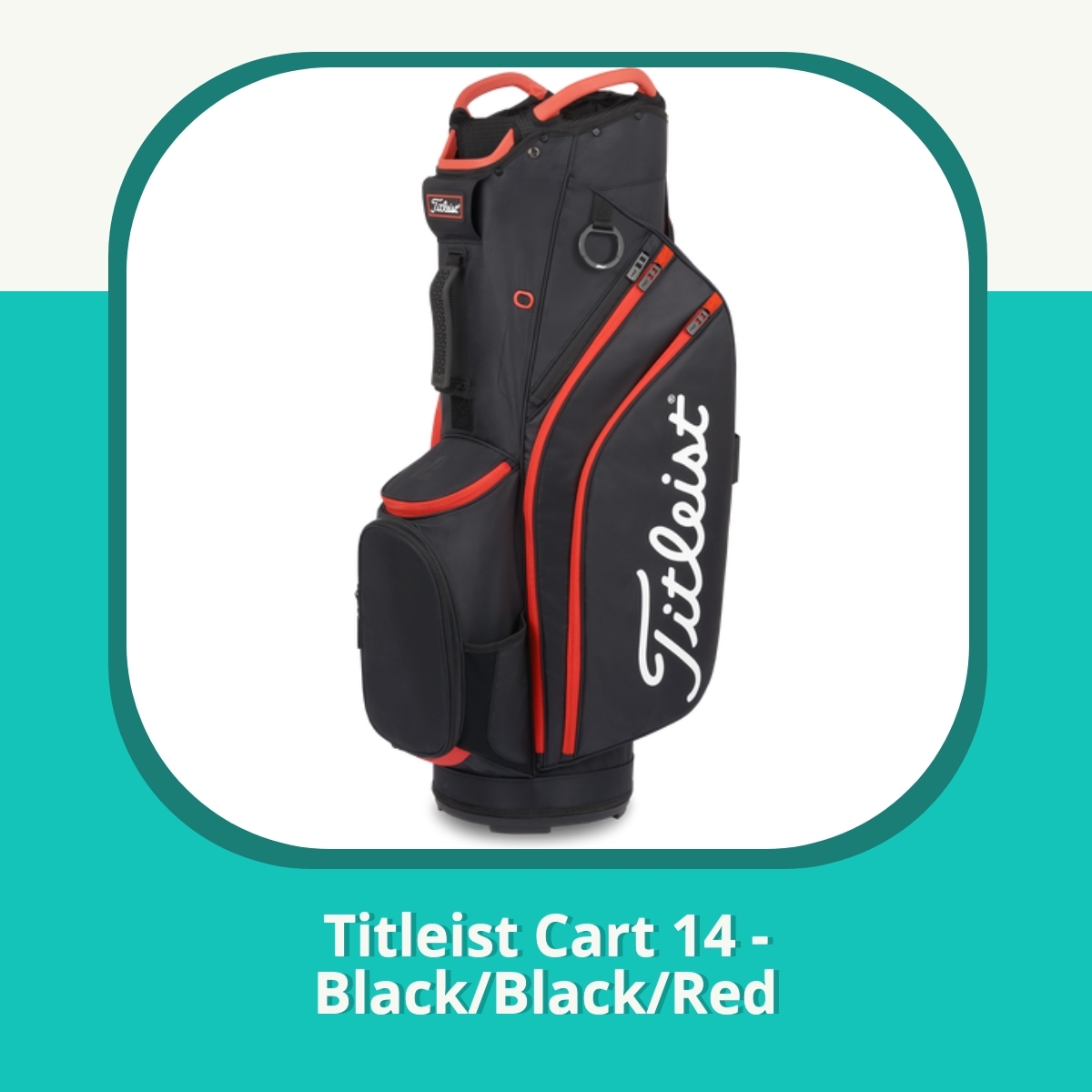 Recension af Titleist Cart 14 - Black/Black/Red
