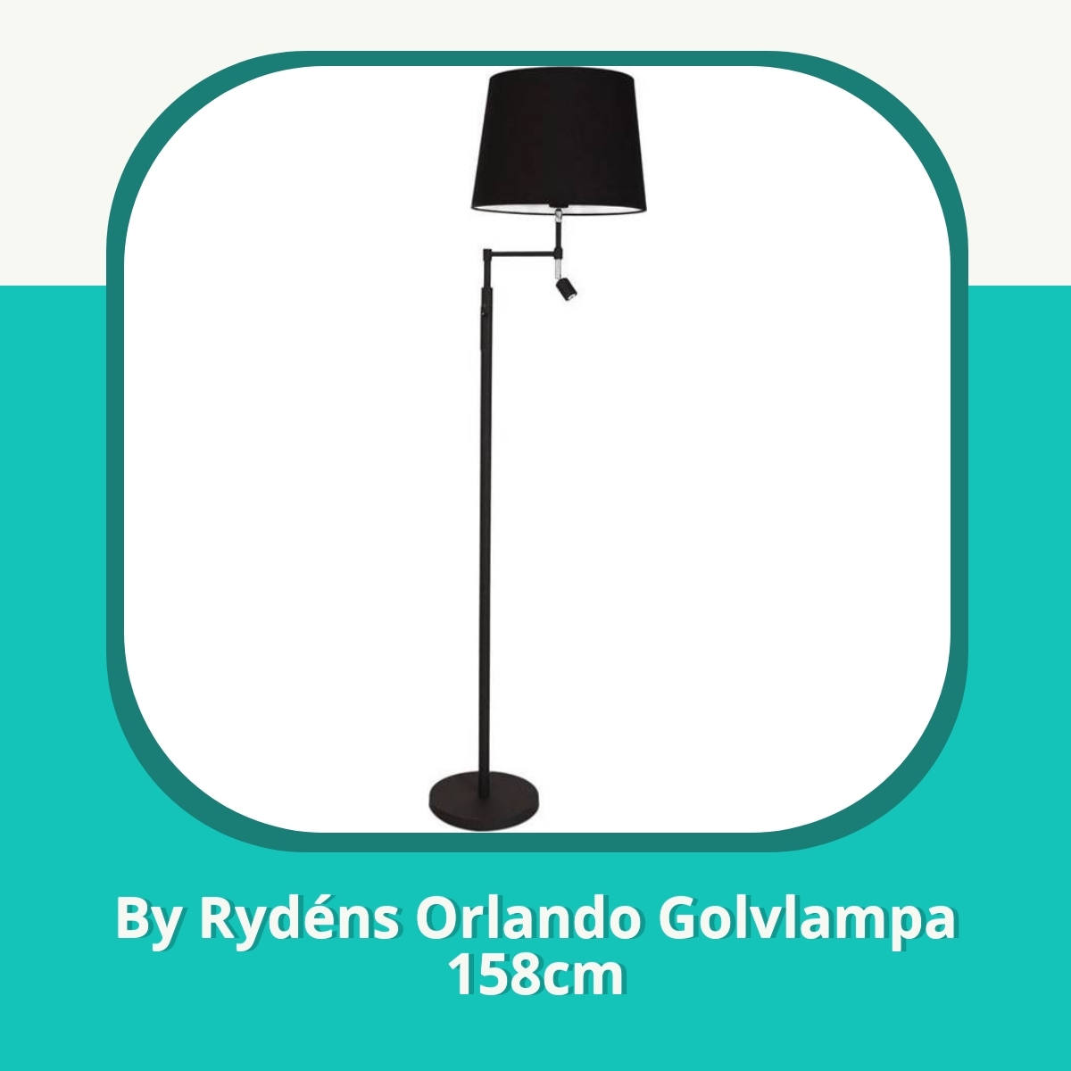 Recension af By Rydéns Orlando Golvlampa 158cm