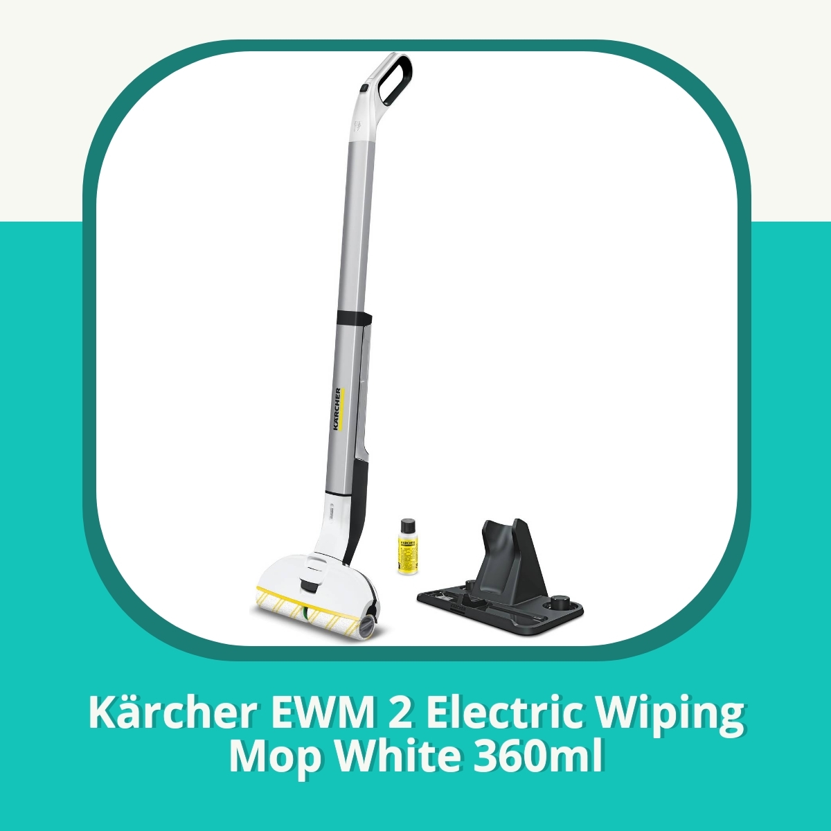 Recension af Kärcher EWM 2 Electric Wiping Mop White 360ml