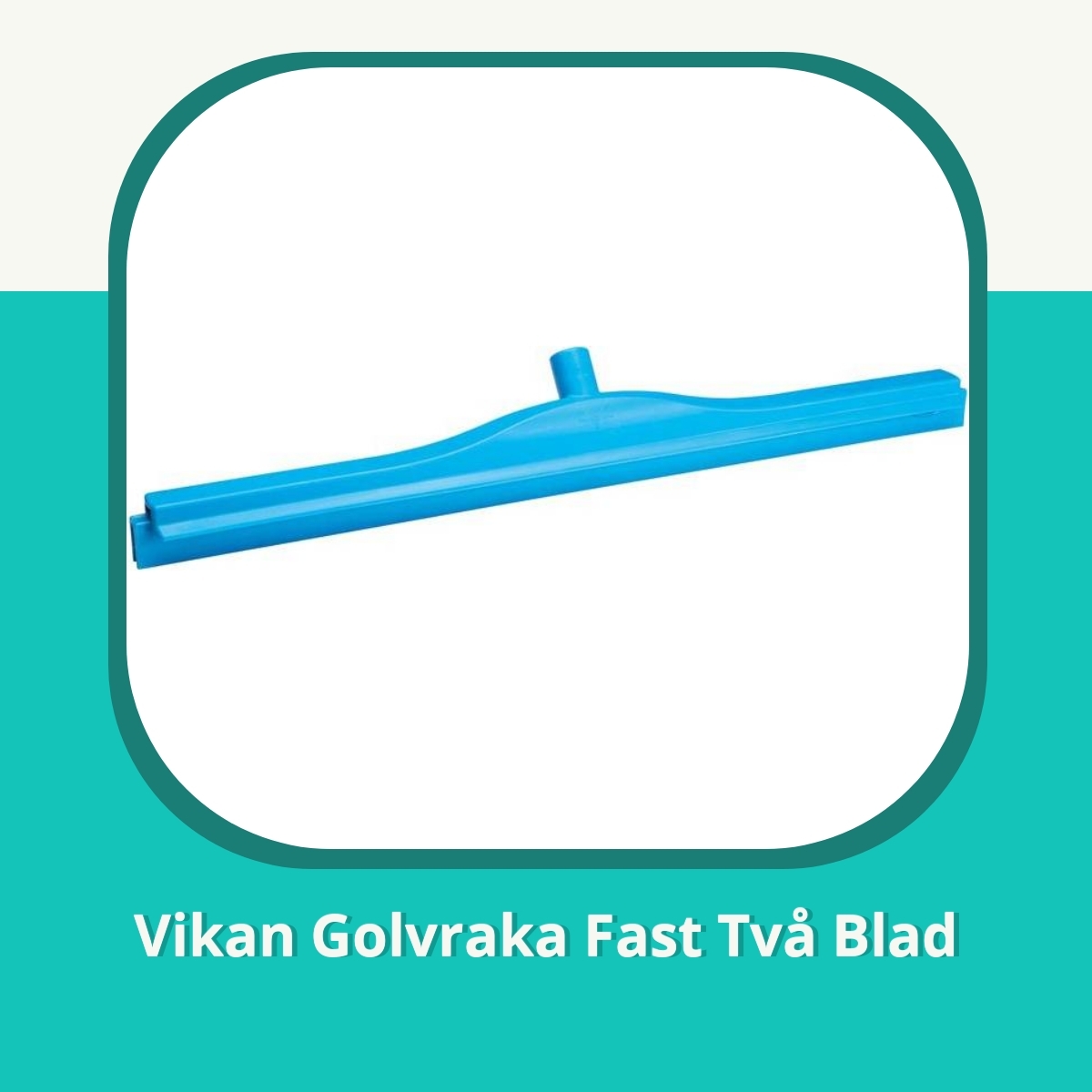 Recension af Vikan Golvraka Fast Två Blad