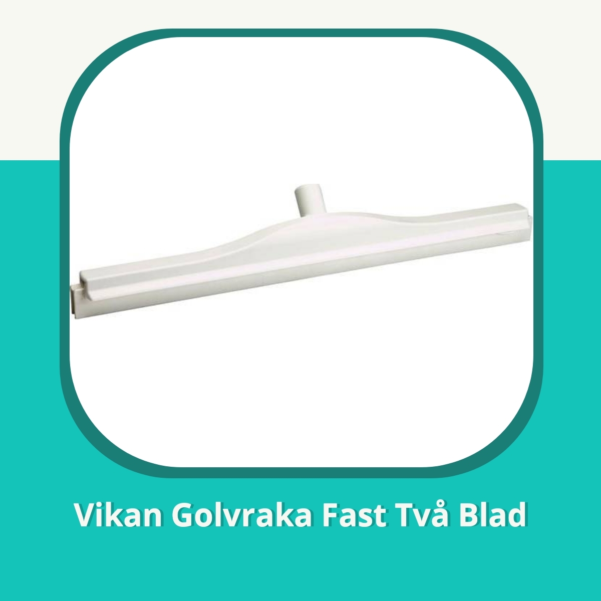 Recension af Vikan Golvraka Fast Två Blad