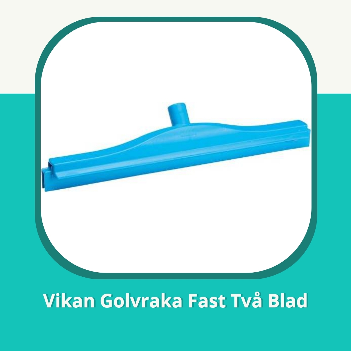 Recension af Vikan Golvraka Fast Två Blad