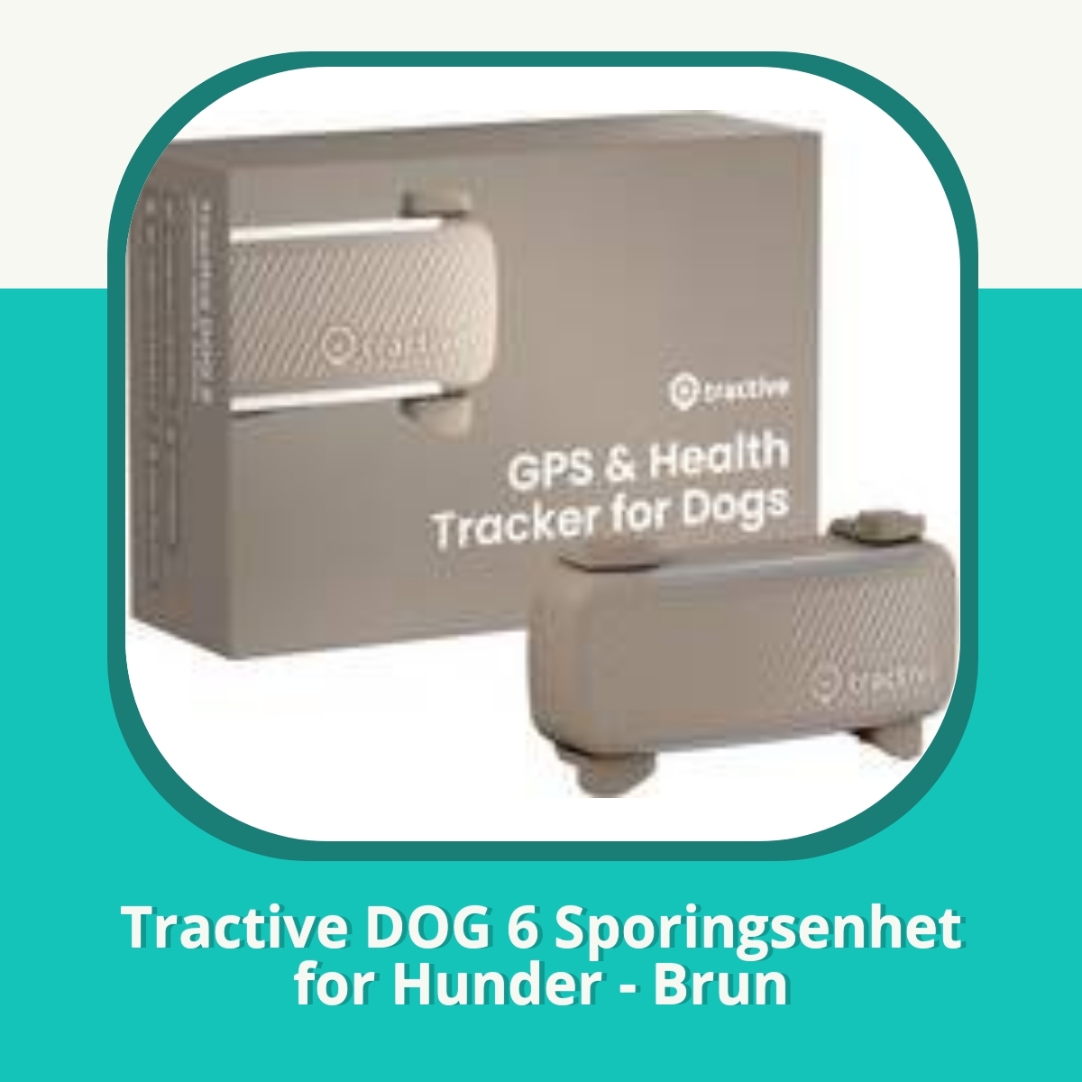 Anmeldelse af Tractive DOG 6 Sporingsenhet for Hunder - Brun