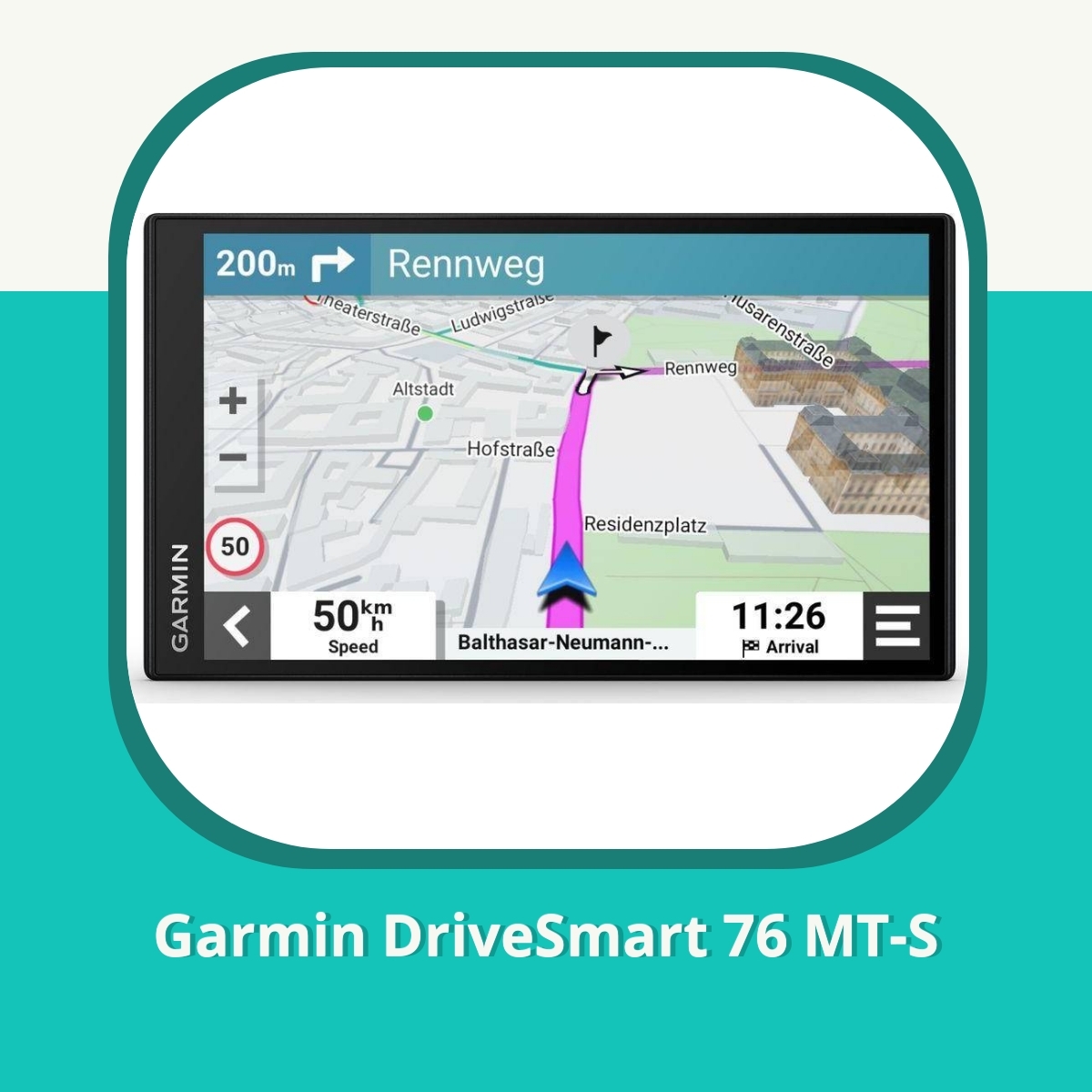 Anmeldelse af Garmin DriveSmart 76 MT-S