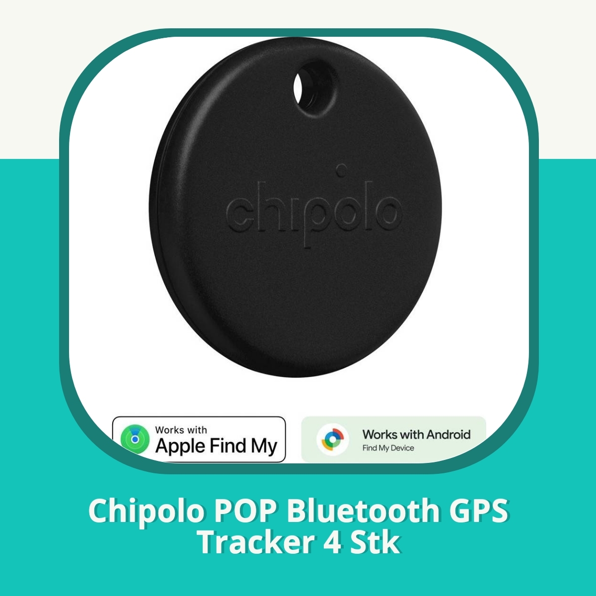 Anmeldelse af Chipolo POP Bluetooth GPS Tracker 4 Stk