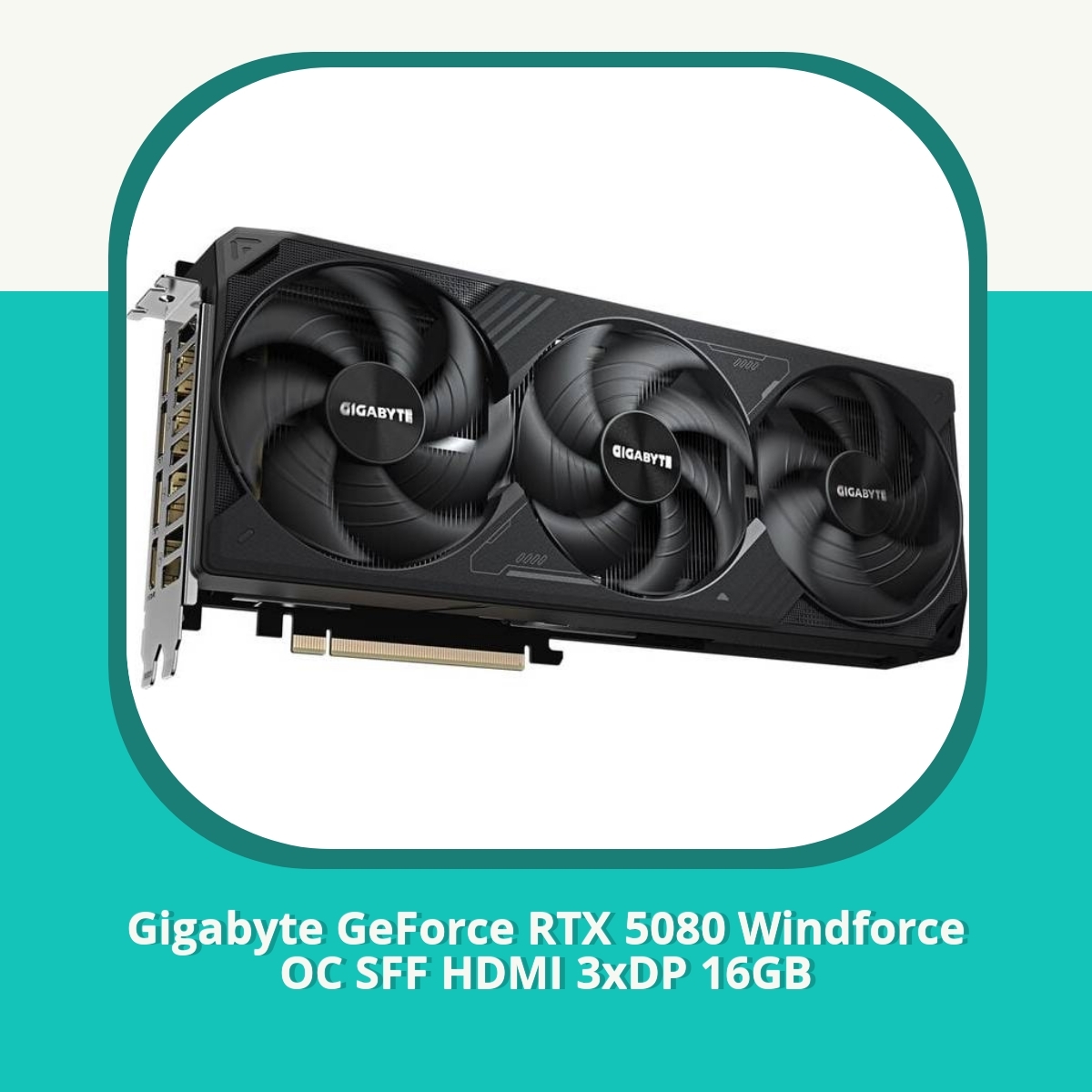 Recension af Gigabyte GeForce RTX 5080 Windforce OC SFF HDMI 3xDP 16GB
