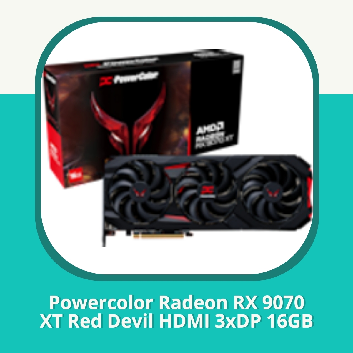 Anmeldelse af Powercolor Radeon RX 9070 XT Red Devil HDMI 3xDP 16GB