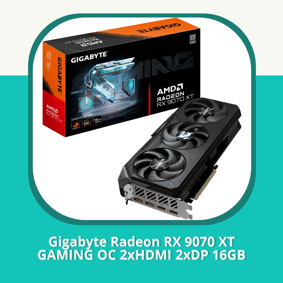 Recension Gigabyte Radeon RX 9070 XT GAMING OC 2xHDMI 2xDP 16GB