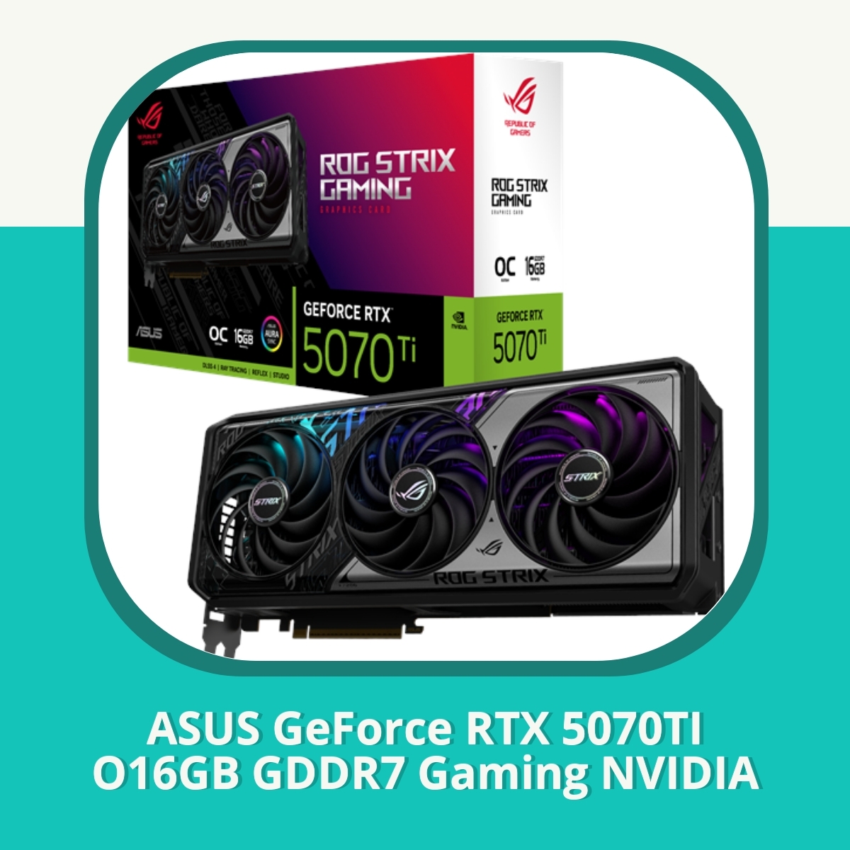 Anmeldelse af ASUS GeForce RTX 5070TI O16GB GDDR7 Gaming NVIDIA