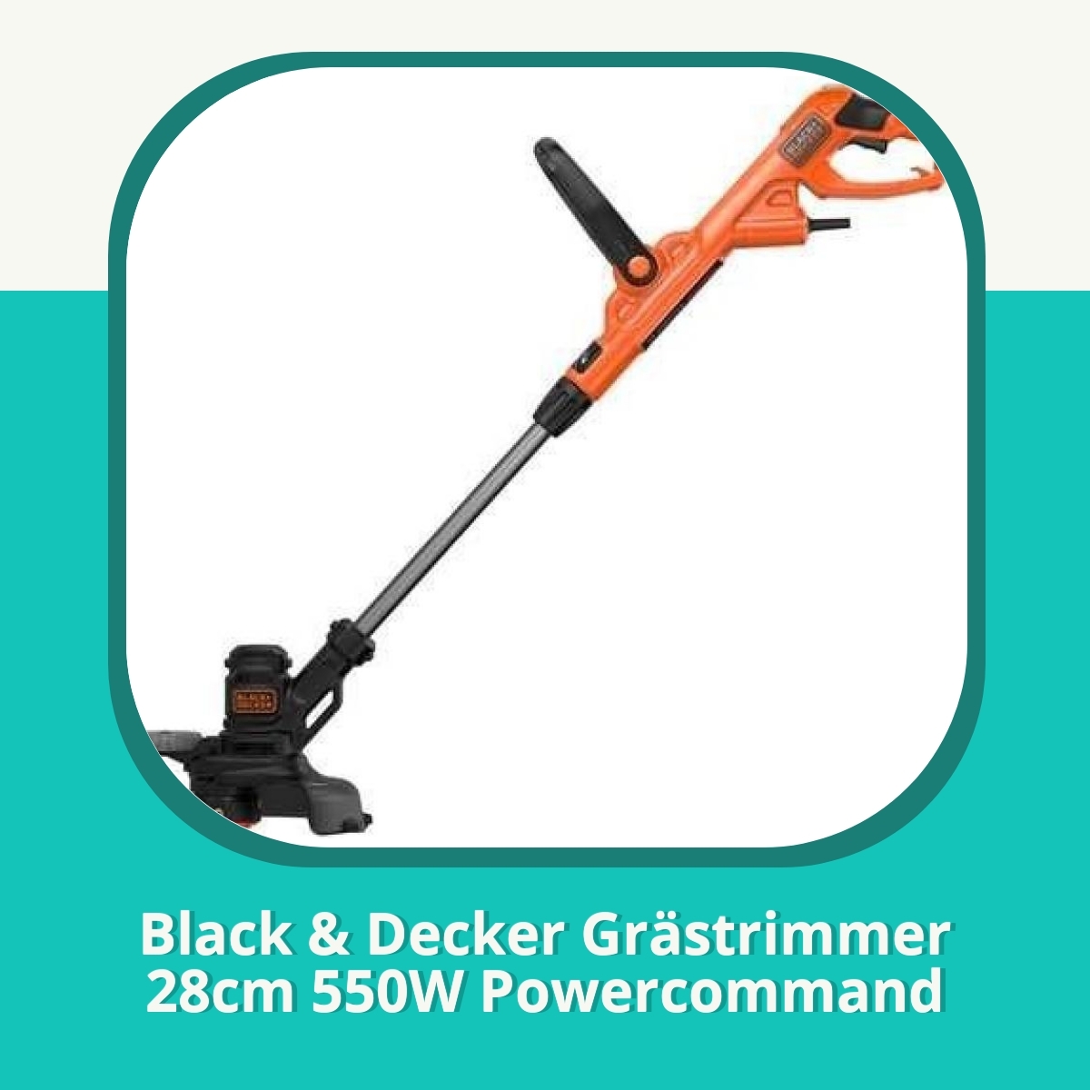 Anmeldelse Black & Decker Grästrimmer 28cm 550W Powercommand
