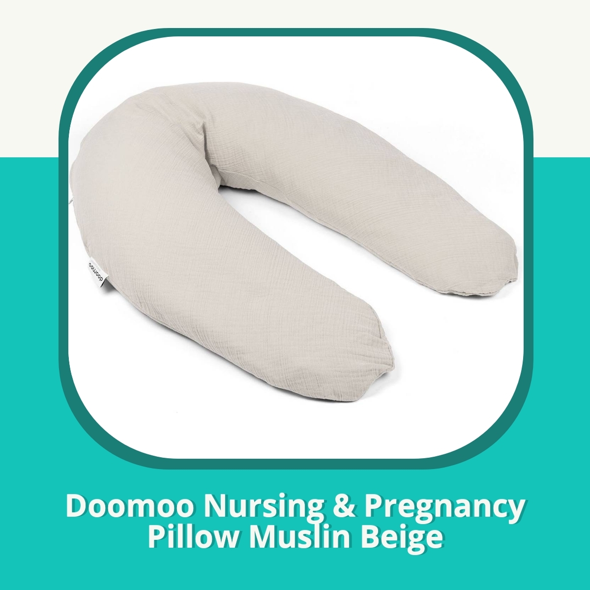 Recension af Doomoo Nursing & Pregnancy Pillow Muslin Beige