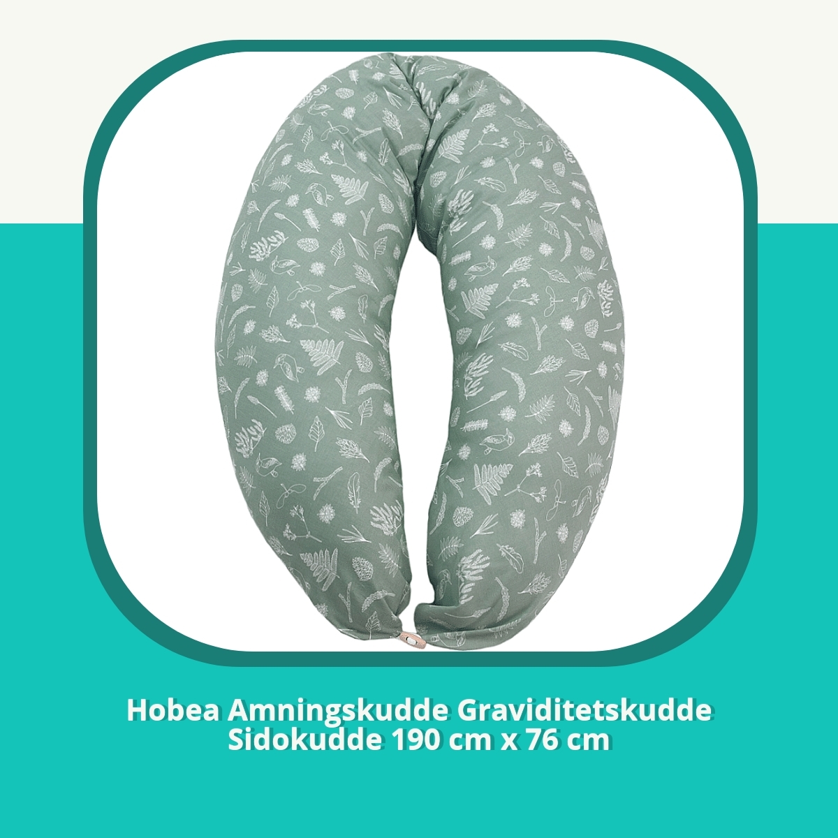 Recension af Hobea Amningskudde Graviditetskudde Sidokudde 190 cm x 76 cm