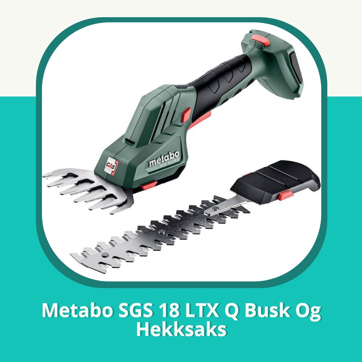 Anmeldelse af Metabo SGS 18 LTX Q Busk Og Hekksaks
