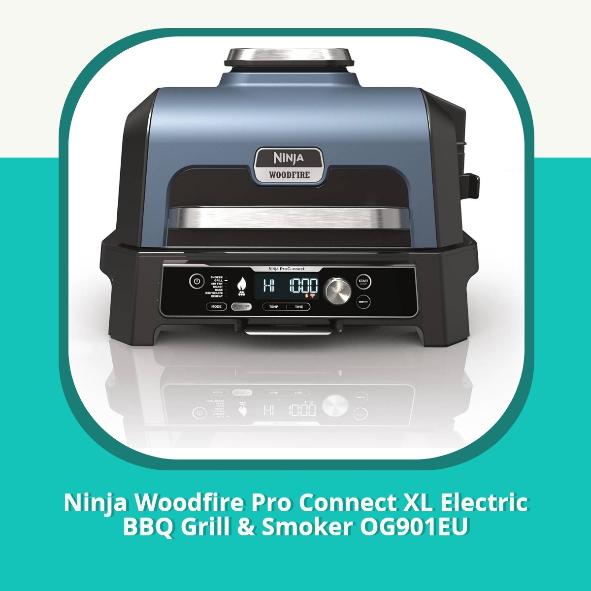 Anmeldelse af Ninja Woodfire Pro Connect XL Electric BBQ Grill & Smoker OG901EU