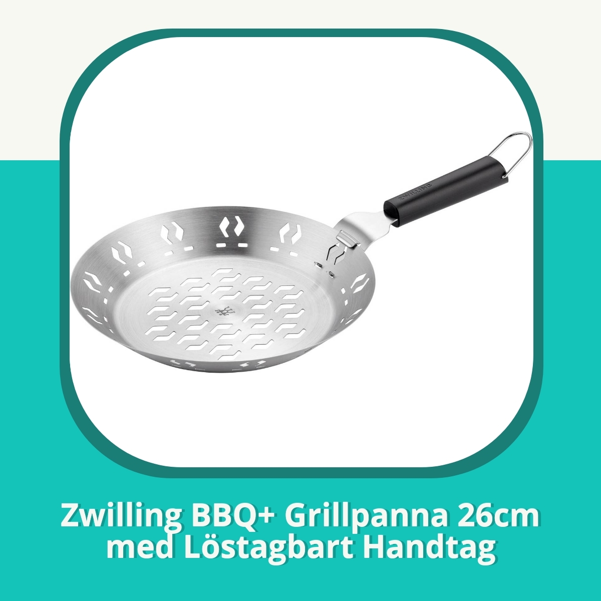 Recension af Zwilling BBQ+ Grillpanna 26cm med Löstagbart Handtag