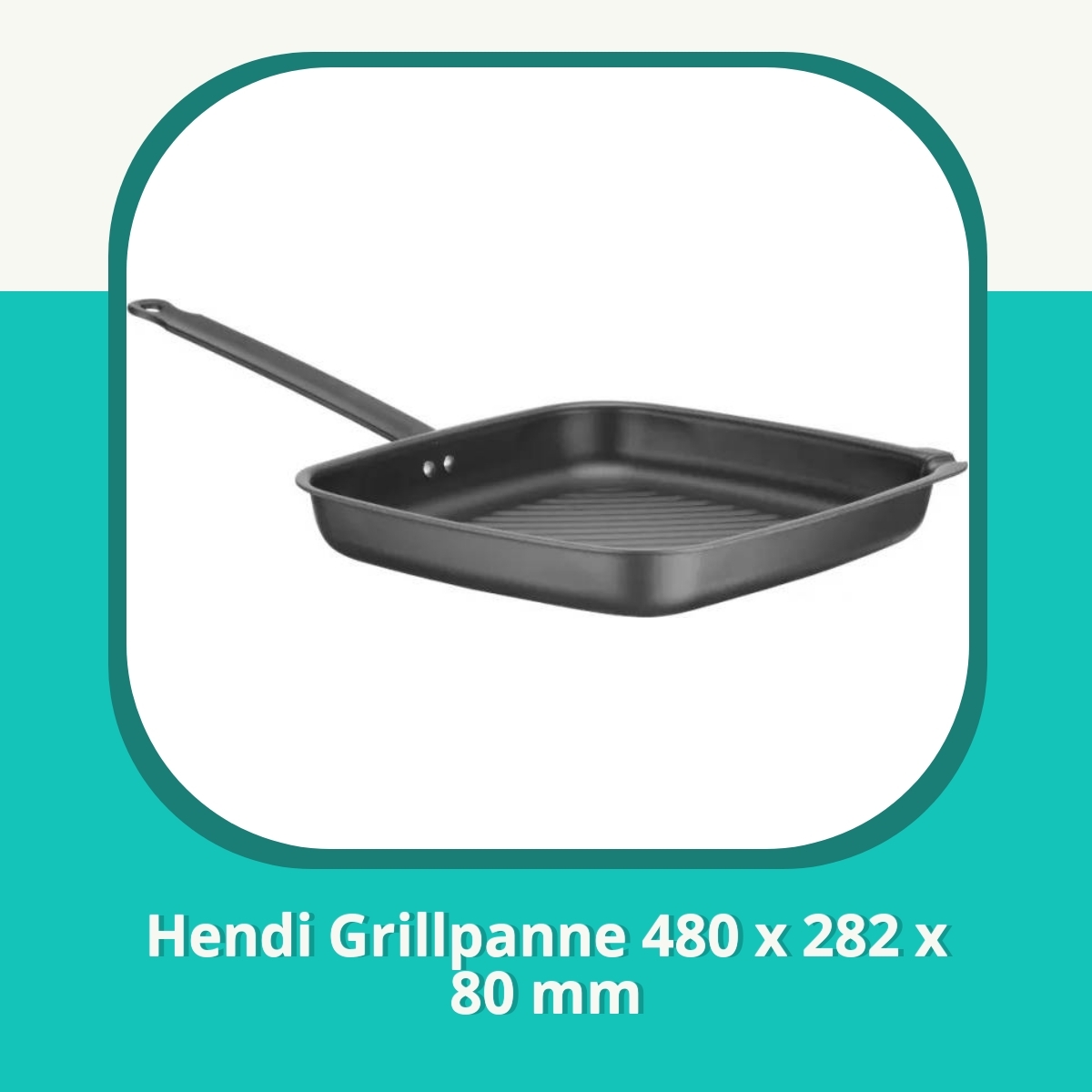 Anmeldelse af Hendi Grillpanne 480 x 282 x 80 mm