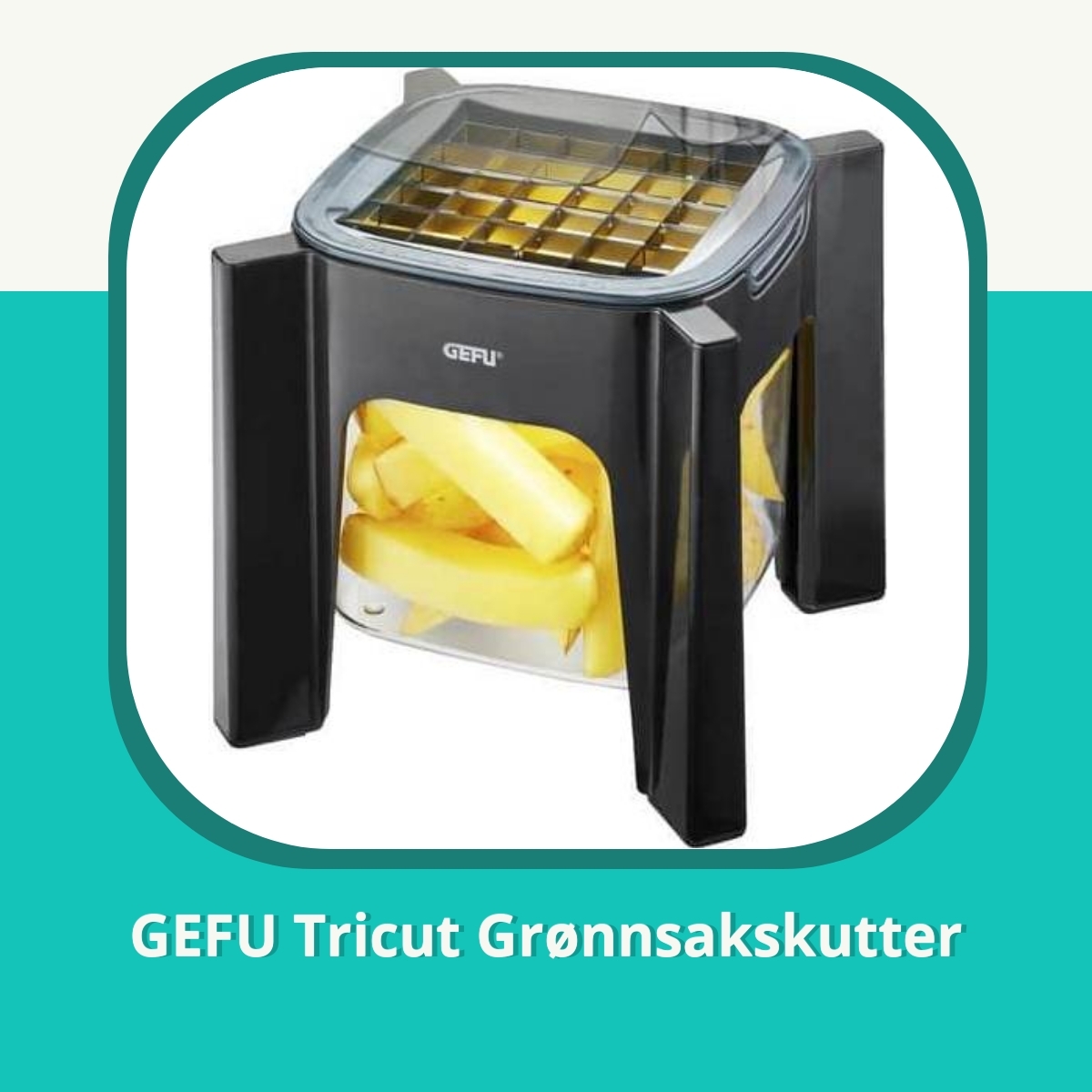 Anmeldelse af GEFU Tricut Grønnsakskutter