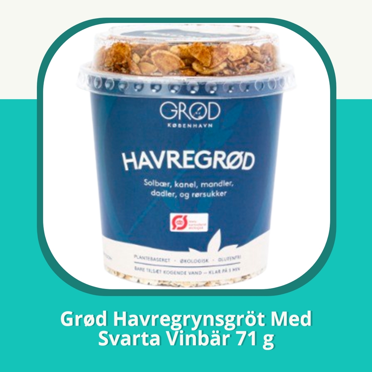 Recension af Grød Havregrynsgröt Med Svarta Vinbär 71 g