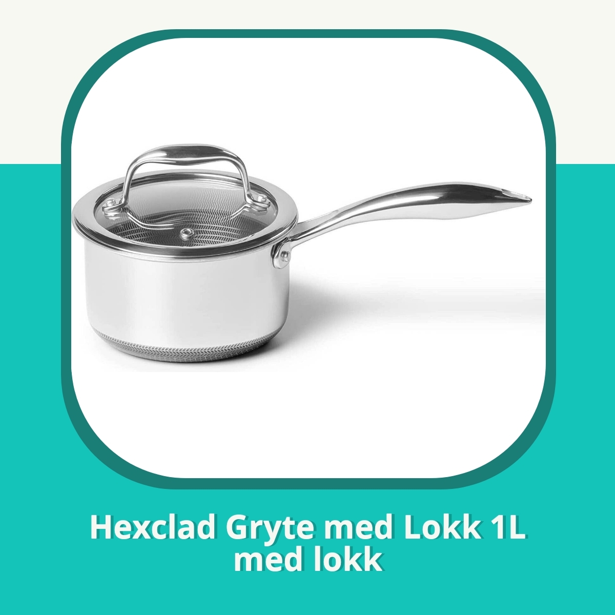 Anmeldelse af Hexclad Gryte med Lokk 1L med lokk