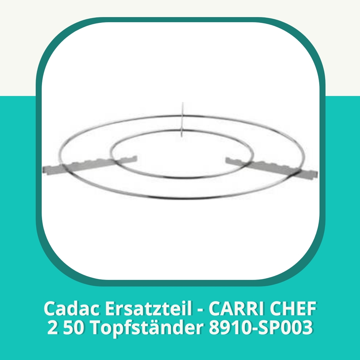 Anmeldelse af Cadac Ersatzteil - CARRI CHEF 2 50 Topfständer 8910-SP003