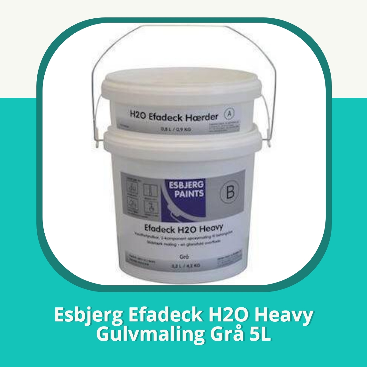 Anmeldelse af Esbjerg Efadeck H2O Heavy Gulvmaling Grå 5L