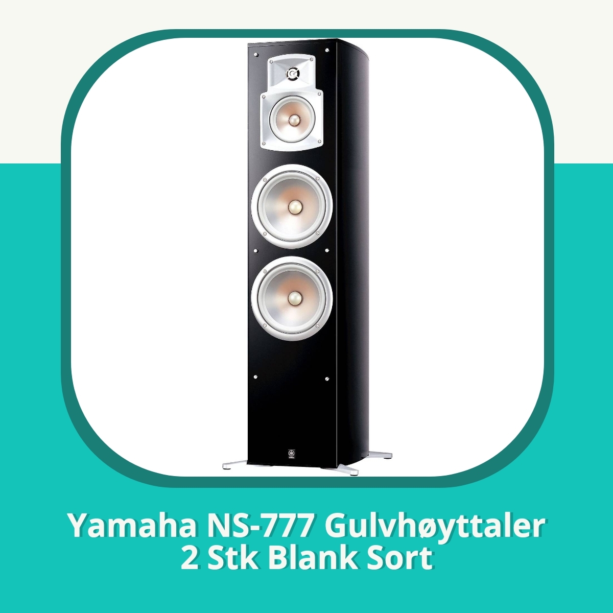 Anmeldelse af Yamaha NS-777 Gulvhøyttaler 2 Stk Blank Sort