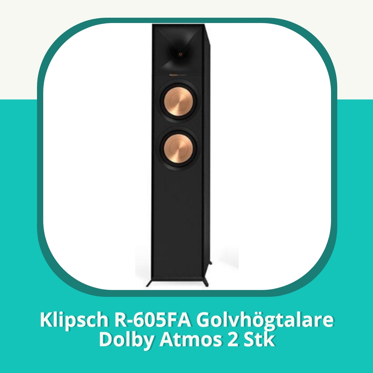 Anmeldelse af Klipsch R-605FA Golvhögtalare Dolby Atmos 2 Stk