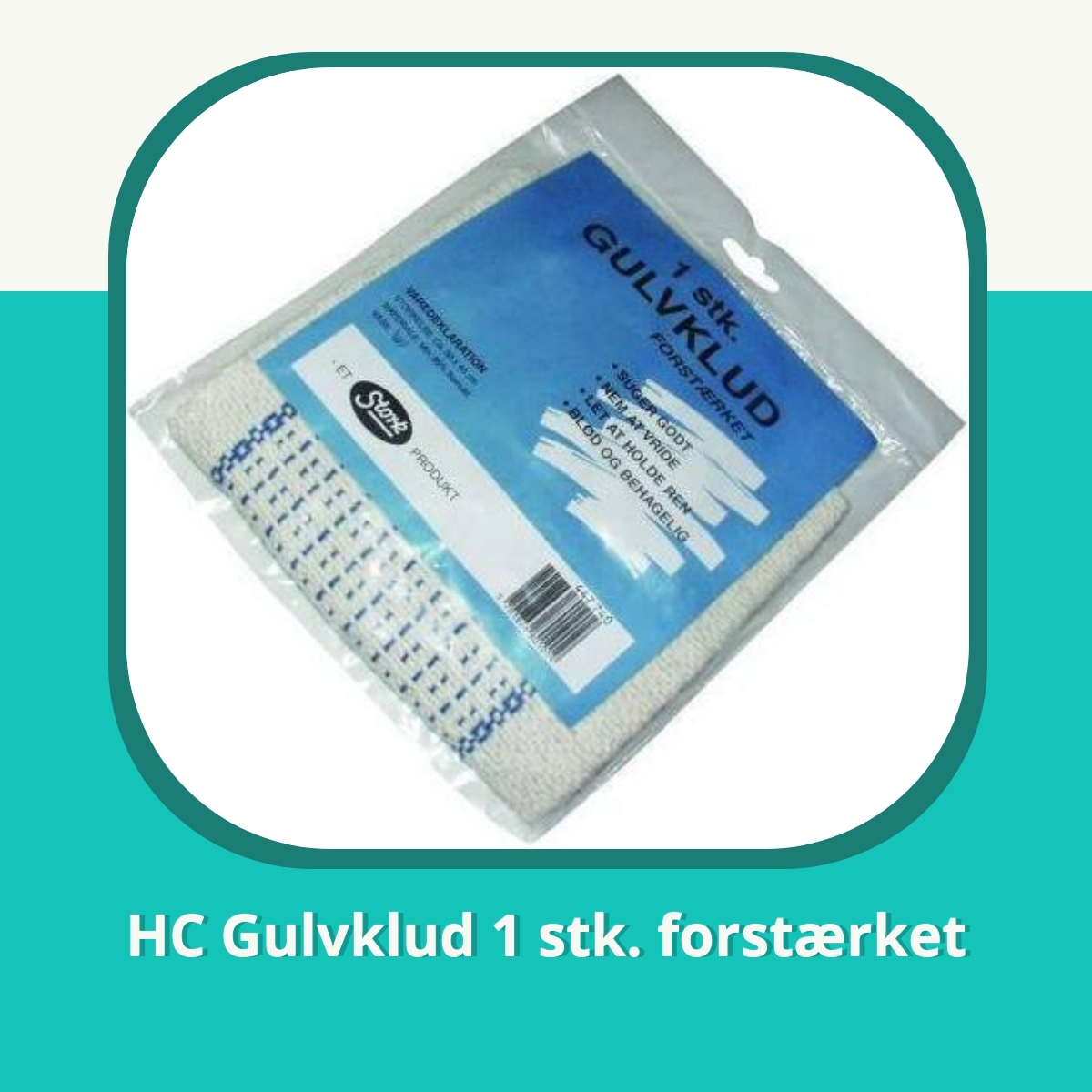 Anmeldelse af HC Gulvklud 1 stk. forstærket